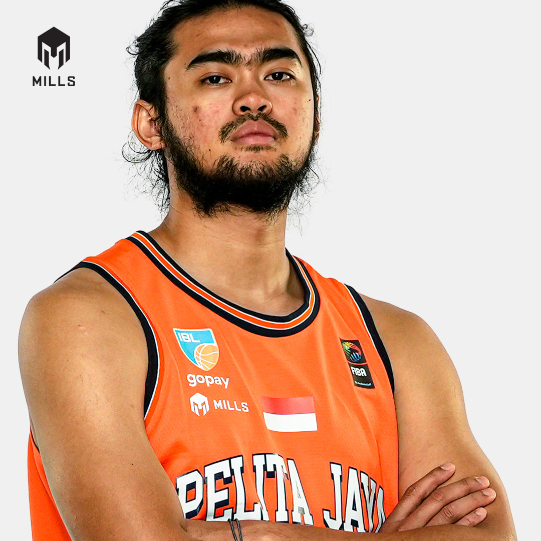 MILLS PELITA JAYA ALTERNATIVE BASKETBALL JERSEY ORANGE 26026PJ
