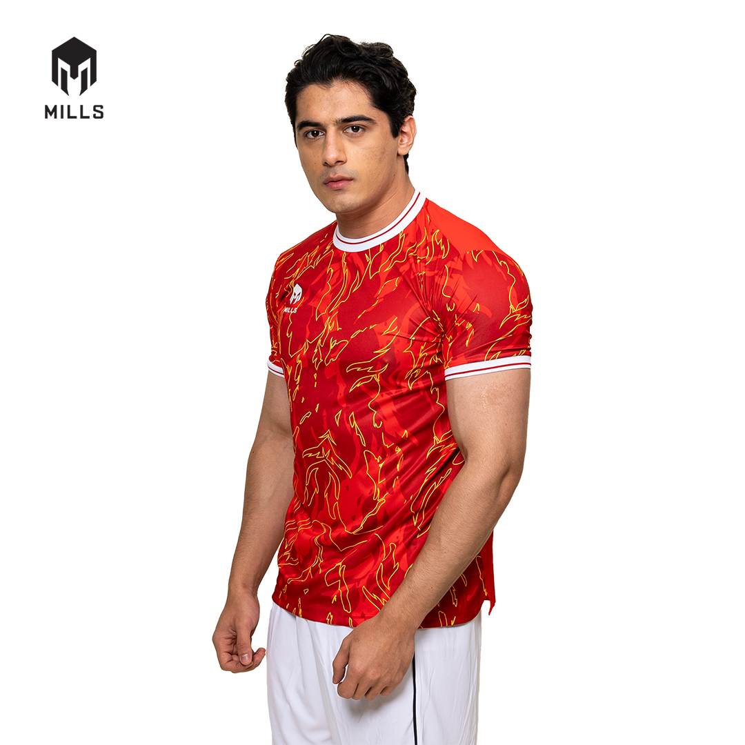 MILLS Baju Olahraga Jersey Sepakbola Football Futsal Soccer Jersey Flame 2.0 1382