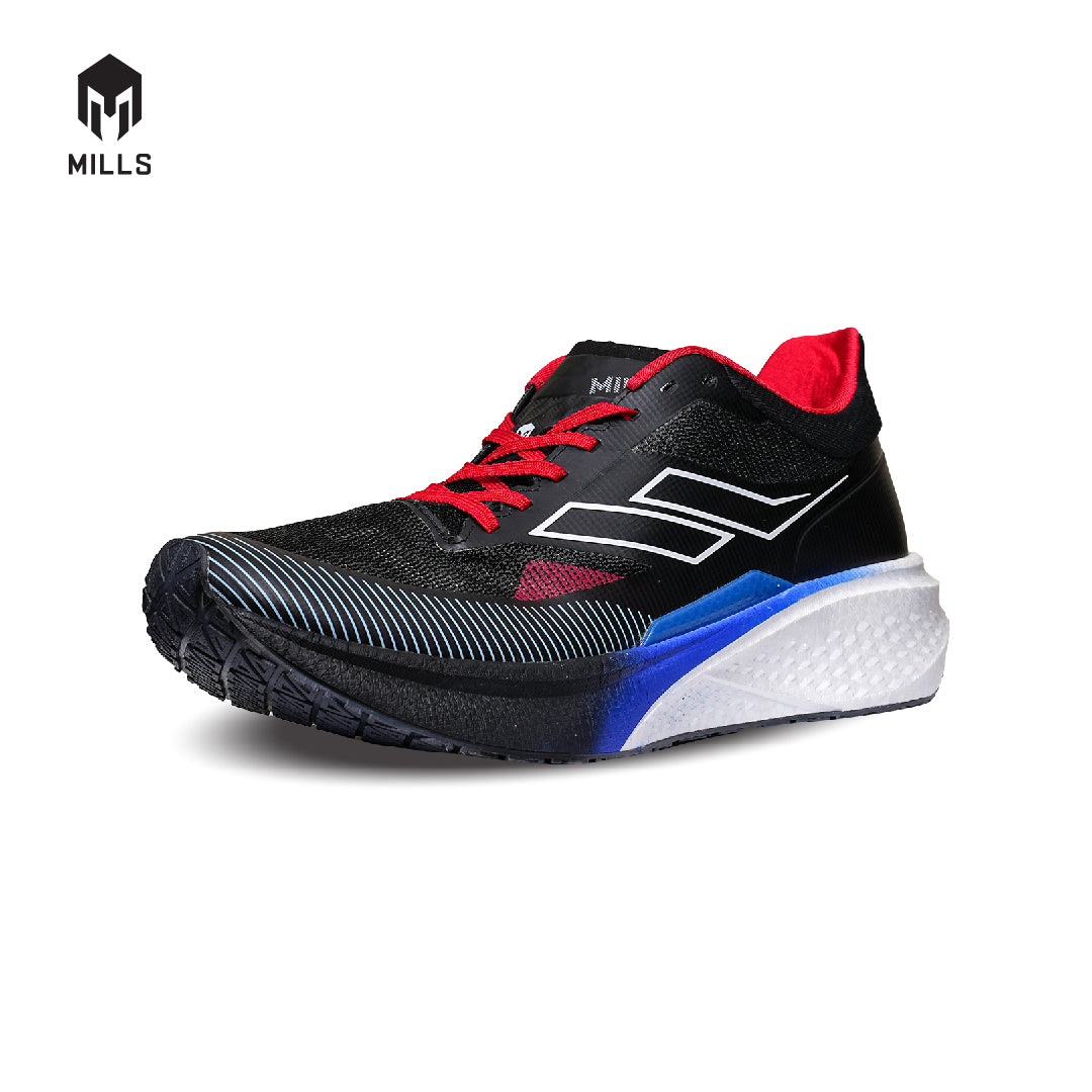 Mills Sepatu Lari Running Shoes Enermax Dynaplate Morph Black / Red / Blue / White 9104801