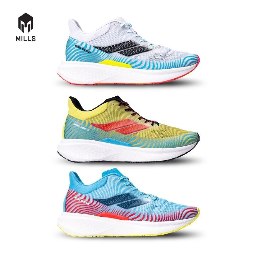 Mills Sepatu Lari Running Shoes Enermax Dynaplate Neon. Green / White / Black 9100703