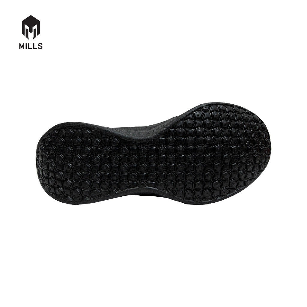 Mills Sepatu Lari Running Shoes Treximo Omega Black/Black 9100113