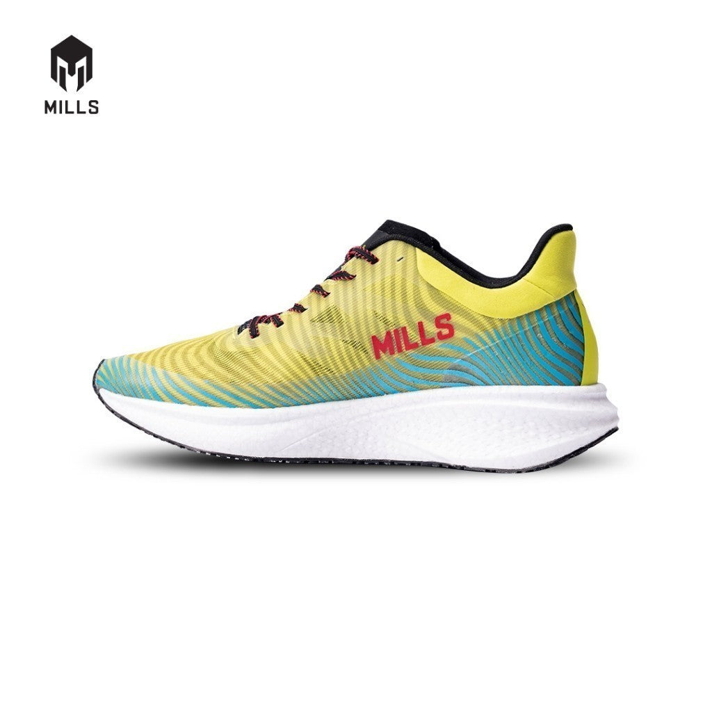 Mills Sepatu Lari Running Shoes Enermax Dynaplate Neon. Green / White / Black 9100703