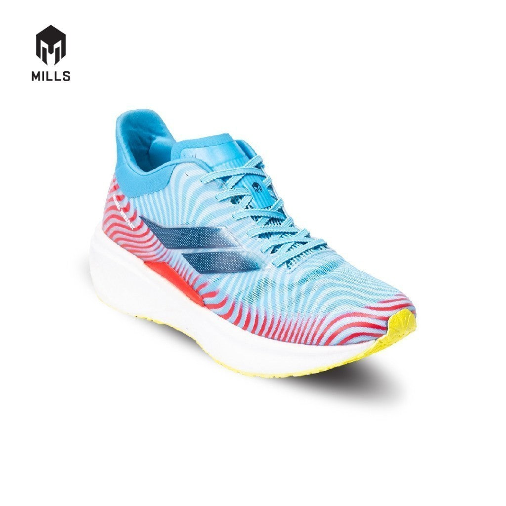 Mills Sepatu Lari Running Shoes Enermax Dynaplate LT. Blue / White / Neon 9100704