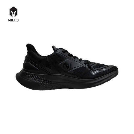 Mills Sepatu Lari Running Shoes Treximo Omega Black/Black 9100113