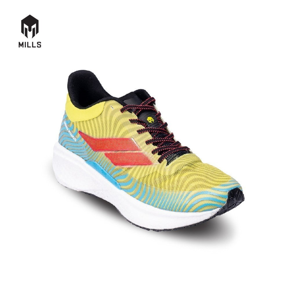 Mills Sepatu Lari Running Shoes Enermax Dynaplate Neon. Green / White / Black 9100703