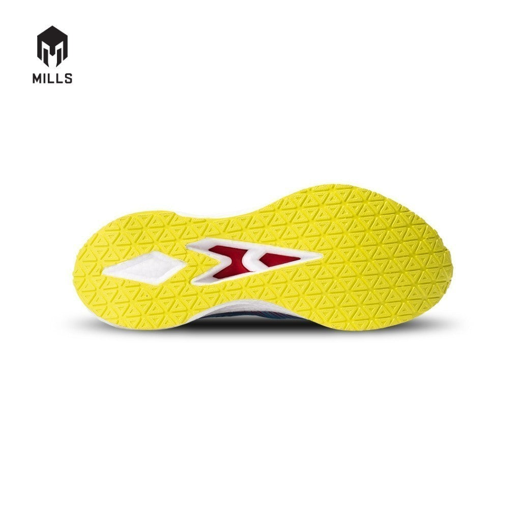 Mills Sepatu Lari Running Shoes Enermax Dynaplate LT. Blue / White / Neon 9100704