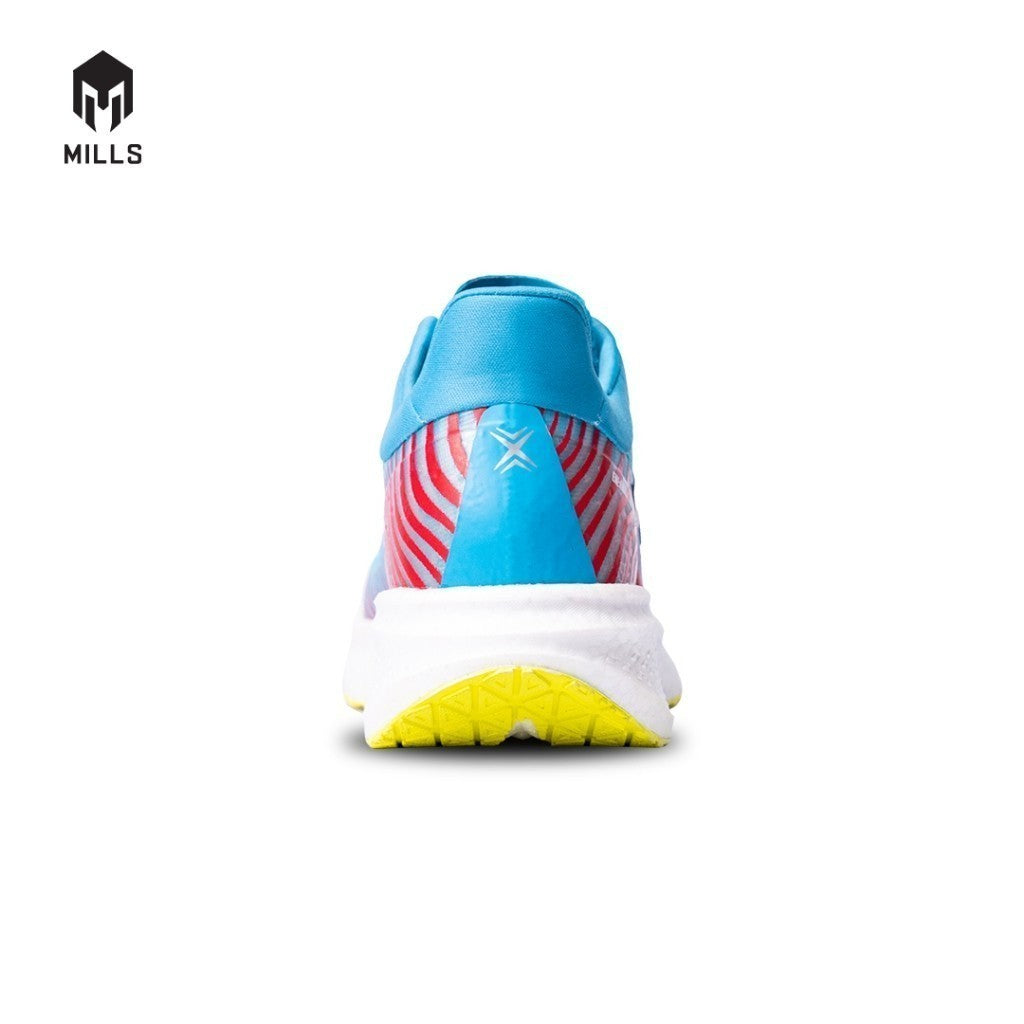 Mills Sepatu Lari Running Shoes Enermax Dynaplate LT. Blue / White / Neon 9100704