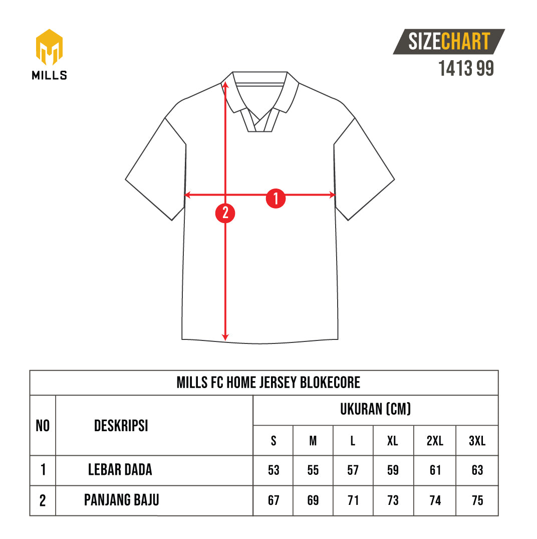MILLS Jersey FC Bloke Core Home 1413