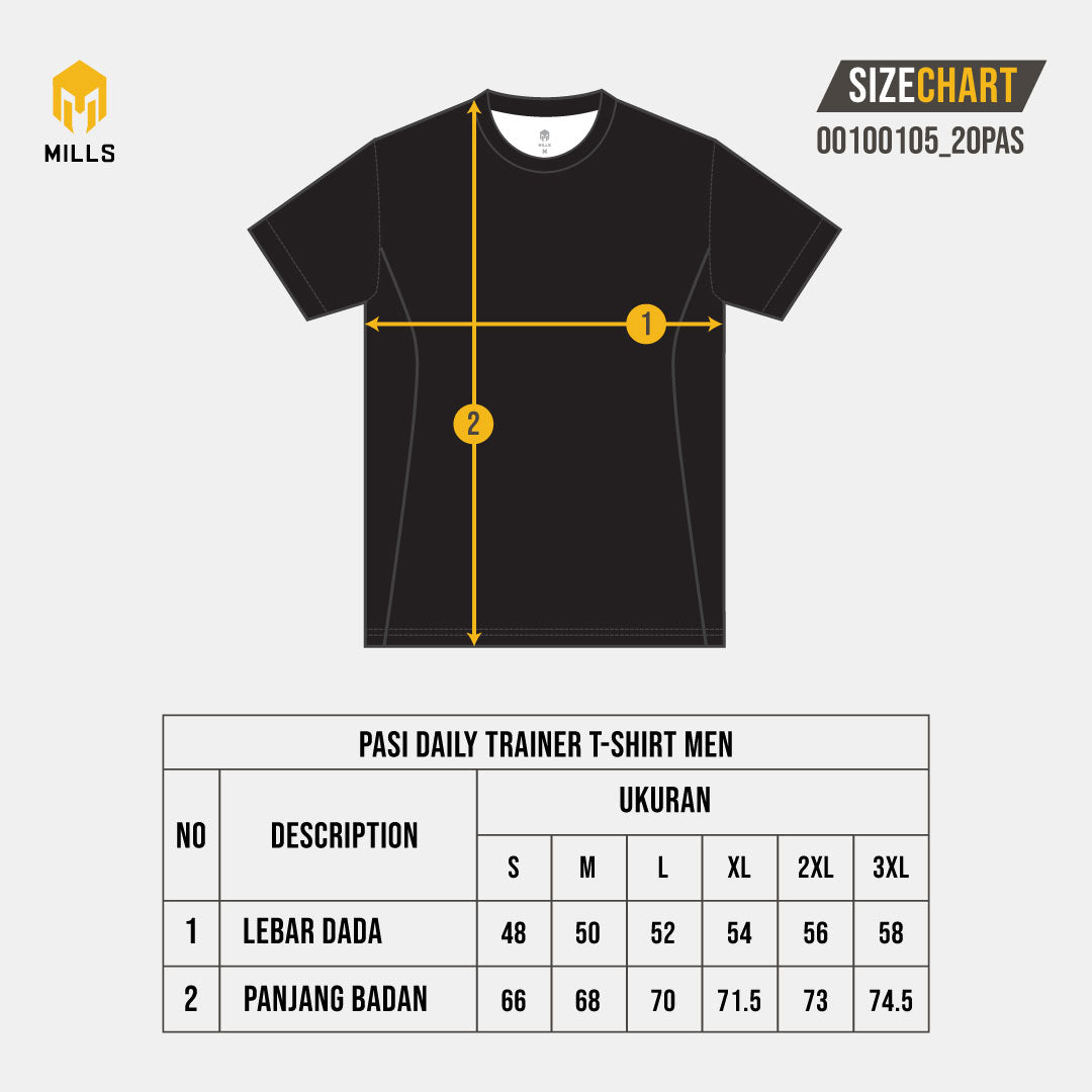 MILLS PASI DAILY TRAINER RUNNING T-SHIRT MEN WHITE 00100105 20