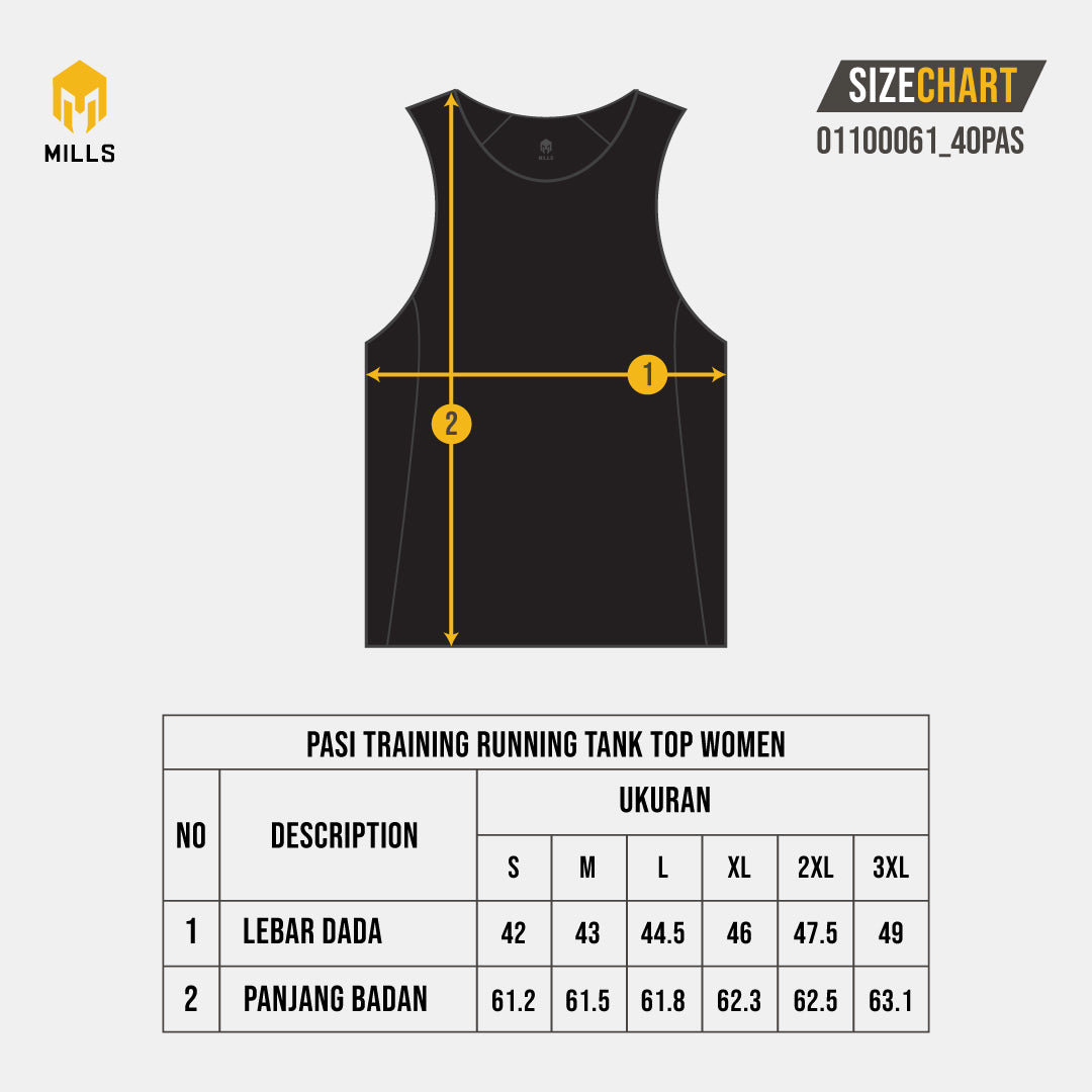 MILLS PASI TRAINING RUNNING TANK TOP WOMEN BLUE 01100061