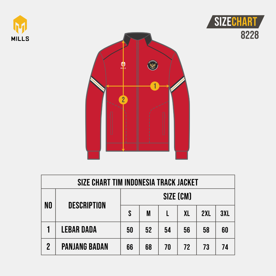 MILLS TIM INDONESIA TRACK JACKET 01700228