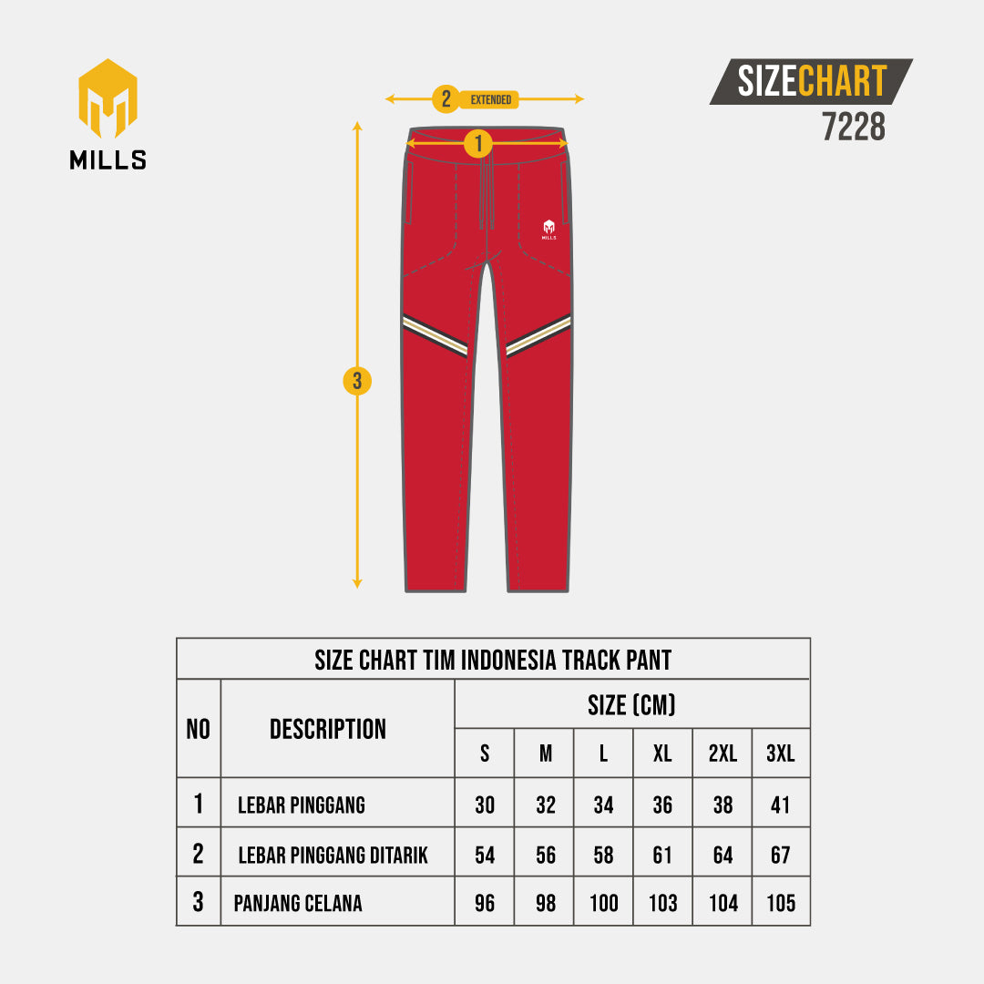 MILLS TIM INDONESIA TRACK PANT 03700228