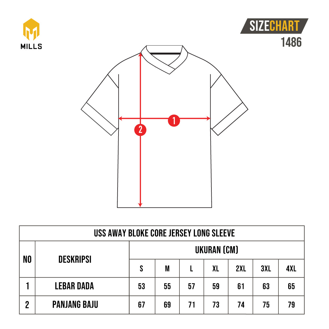 Mills Jersey USS Away Bloke Core Jersey Short Sleeve 1486