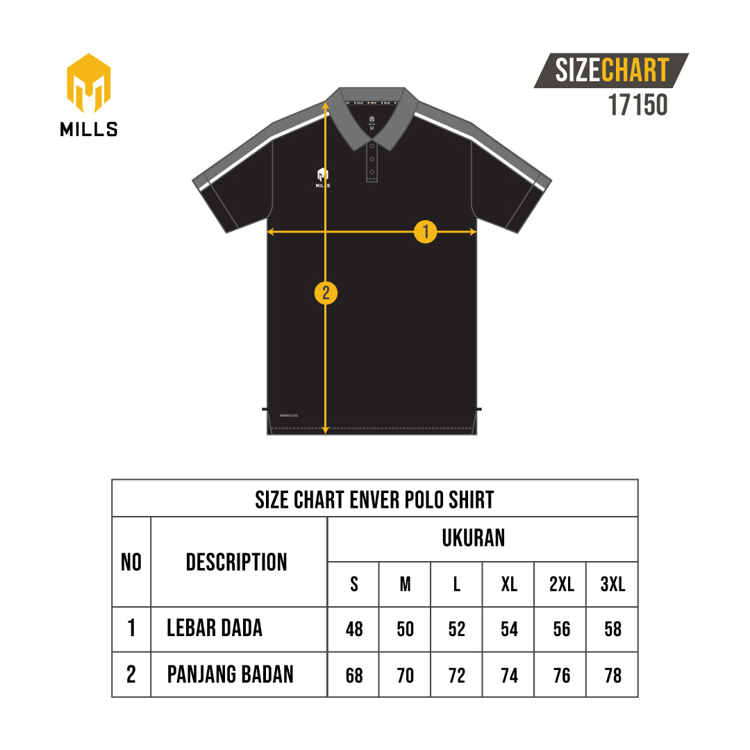 MILLS POLO SHIRT ENVER 2.0 POLO SHIRT 17150