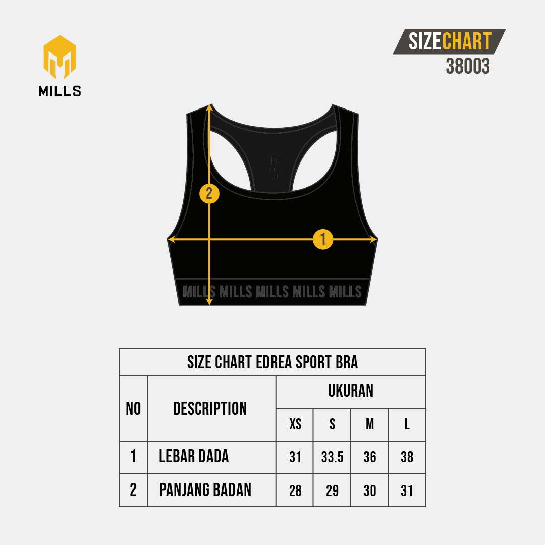 Mills Edrea Sport Bra Women 38003