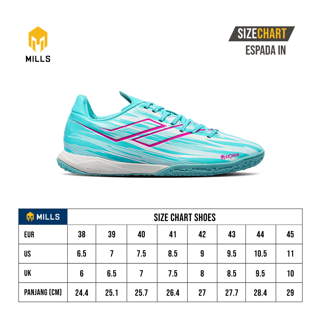 MILLS Sepatu Futsal Espada IN Lavender Blue / Sky Blue 9403604