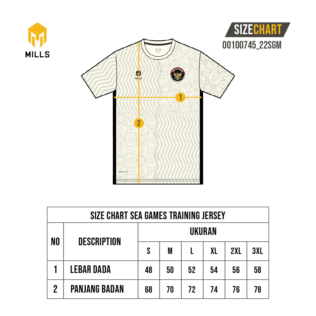 MILLS SEA GAMES TRAINING JERSEY OFF WHITE 00100745 22SGM