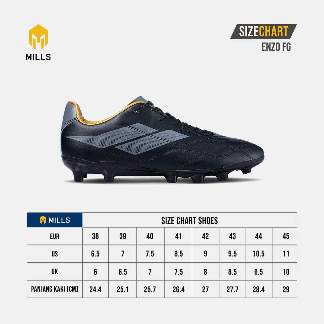 MILLS SEPATU SEPAKBOLA ENZO FG WHITE/GOLD 9305304