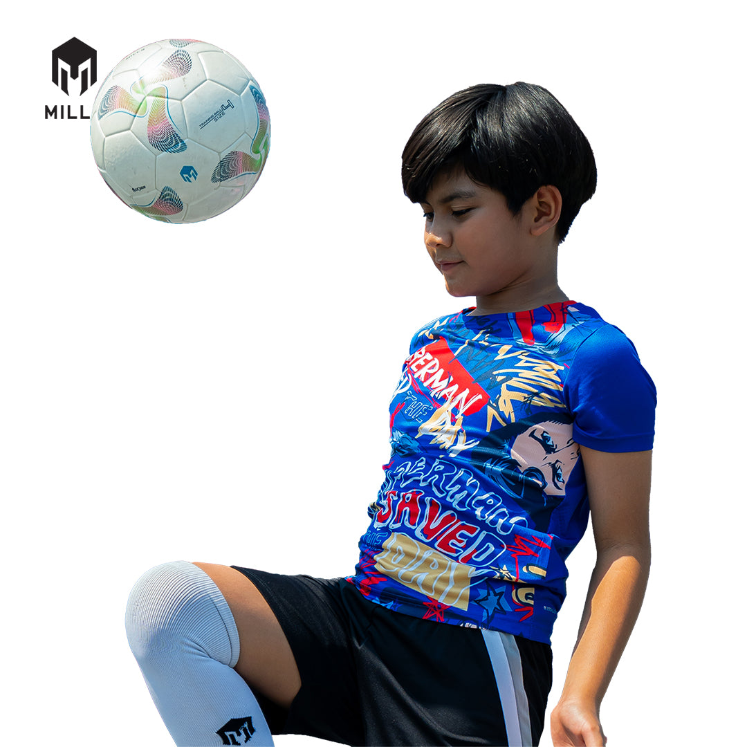 MILLS Superman Baju Olahraga Running Shirt Tee Shirt Kids 45001DC