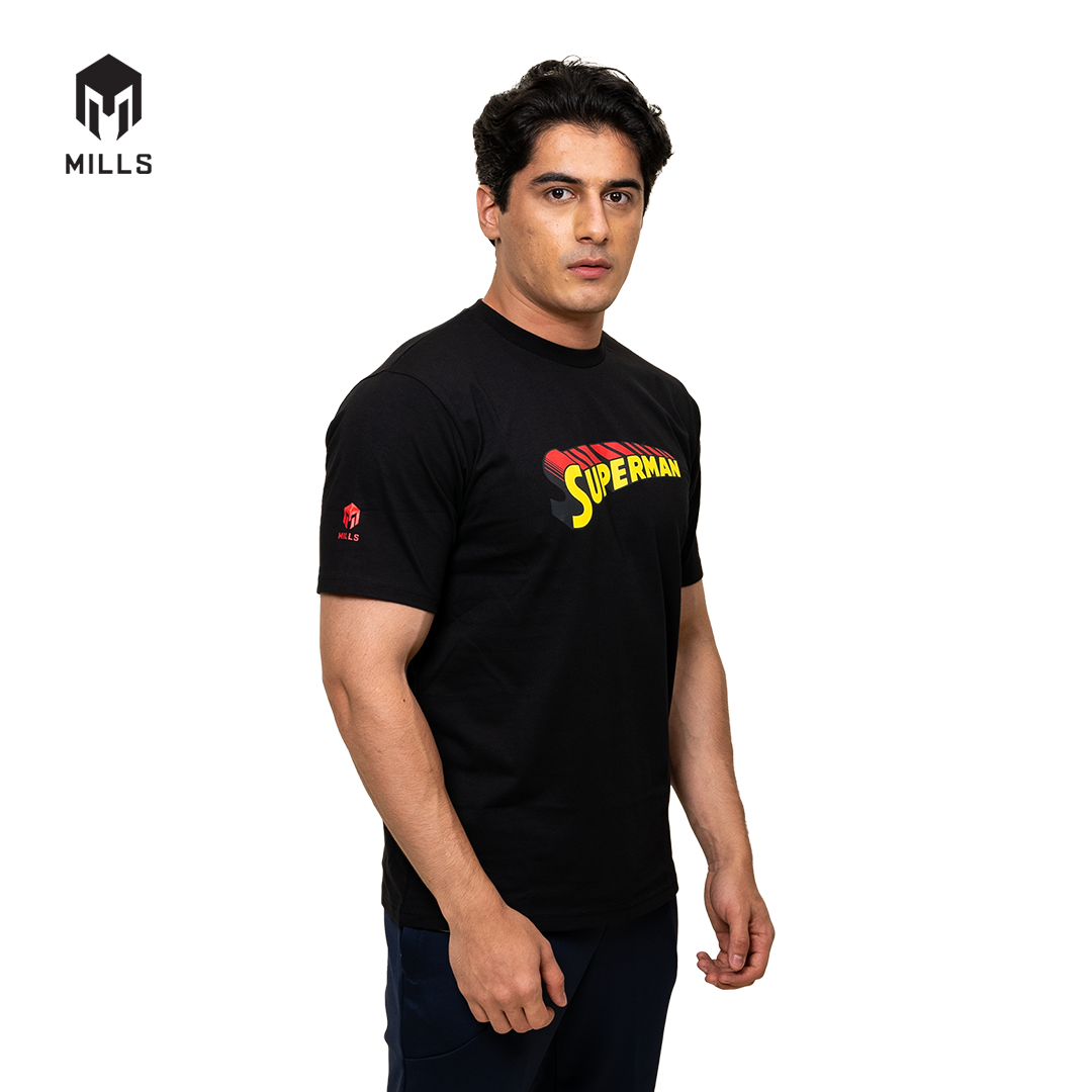 MILLS Superman Cotton T-Shirt 1.0 Black 21030DC