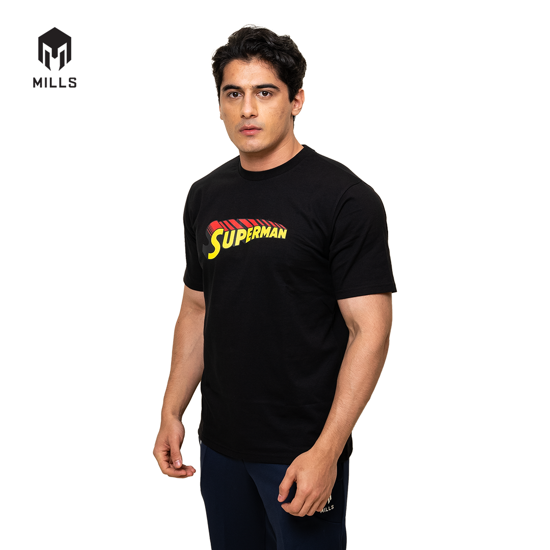 MILLS Superman Cotton T-Shirt 1.0 Black 21030DC