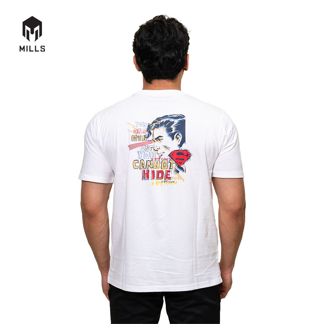 MILLS Superman Cotton T-Shirt 4.0 White 21033DC