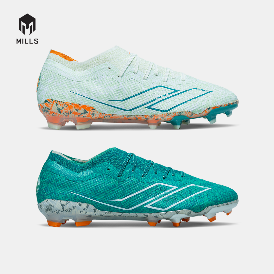 MILLS SEPATU SEPAKBOLA TRITON DEISLER 1.9 SW ELITE FG WHITE/GREEN/MULTICOLOR 9305410