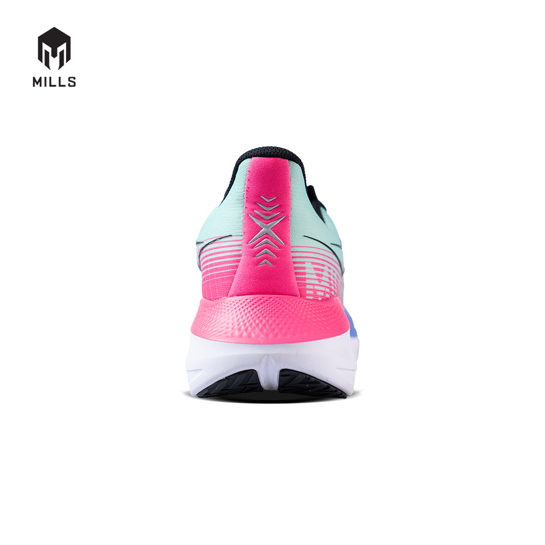 Mills Sepatu Lari Running Shoes Enermax Stream Turquoise / Pink / Blue 9103205