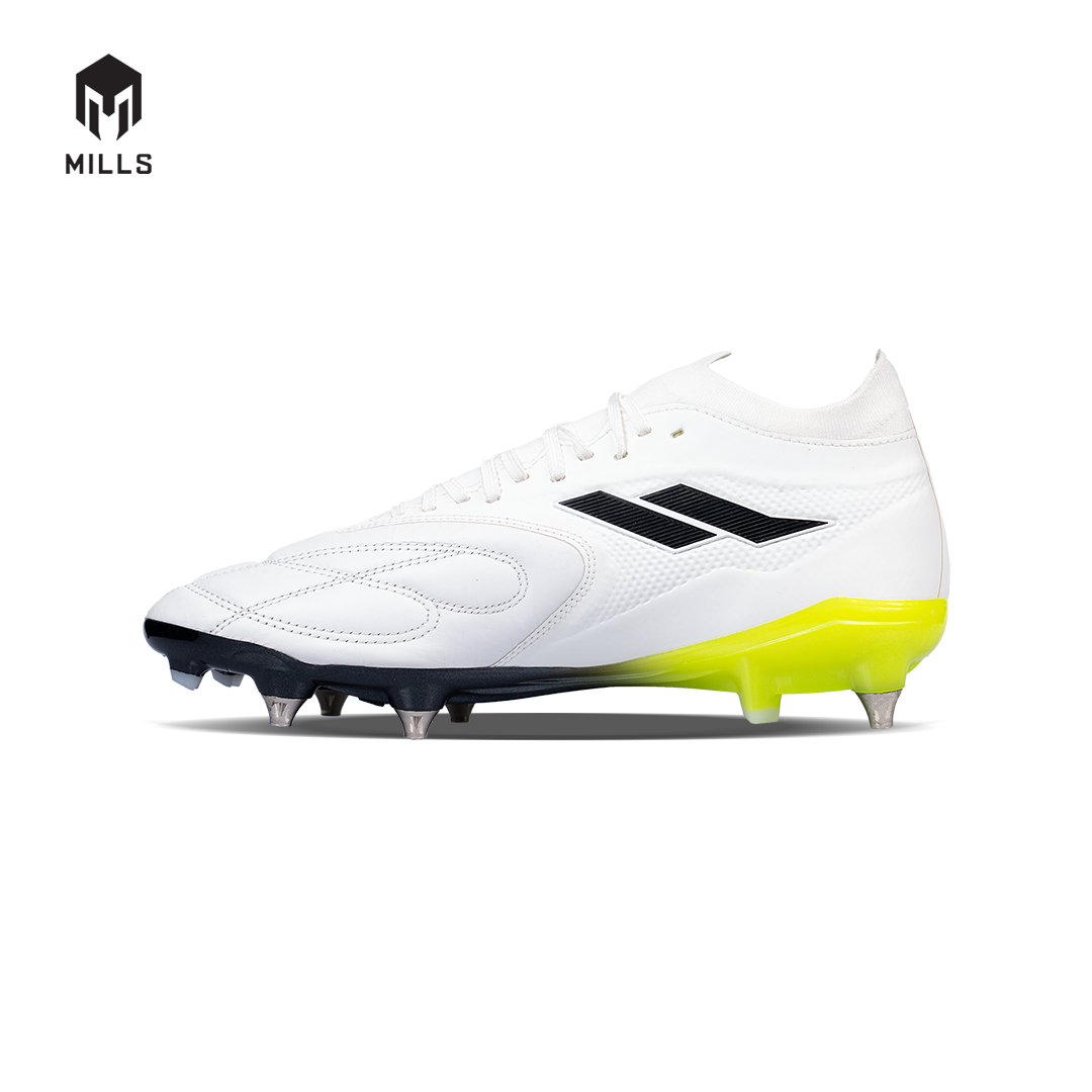 MILLS Sepatu Sepakbola Astro Spartan Elite SG White / Lime / Black 9304601