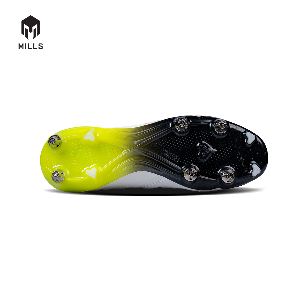 MILLS Sepatu Sepakbola Astro Spartan Elite SG White / Lime / Black 9304601