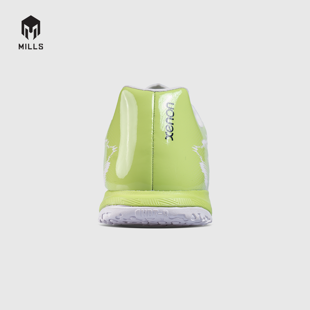 MILLS SEPATU FUTSAL XENON IN WHITE/LIME.GREEN 9401608