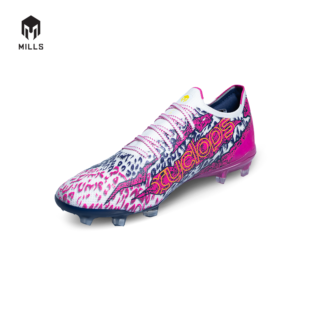 MILLS SEPATU SEPAKBOLA XYCLOPS WILDBLAST RS FG WHITE/NAVY/MAGENTA 9305202