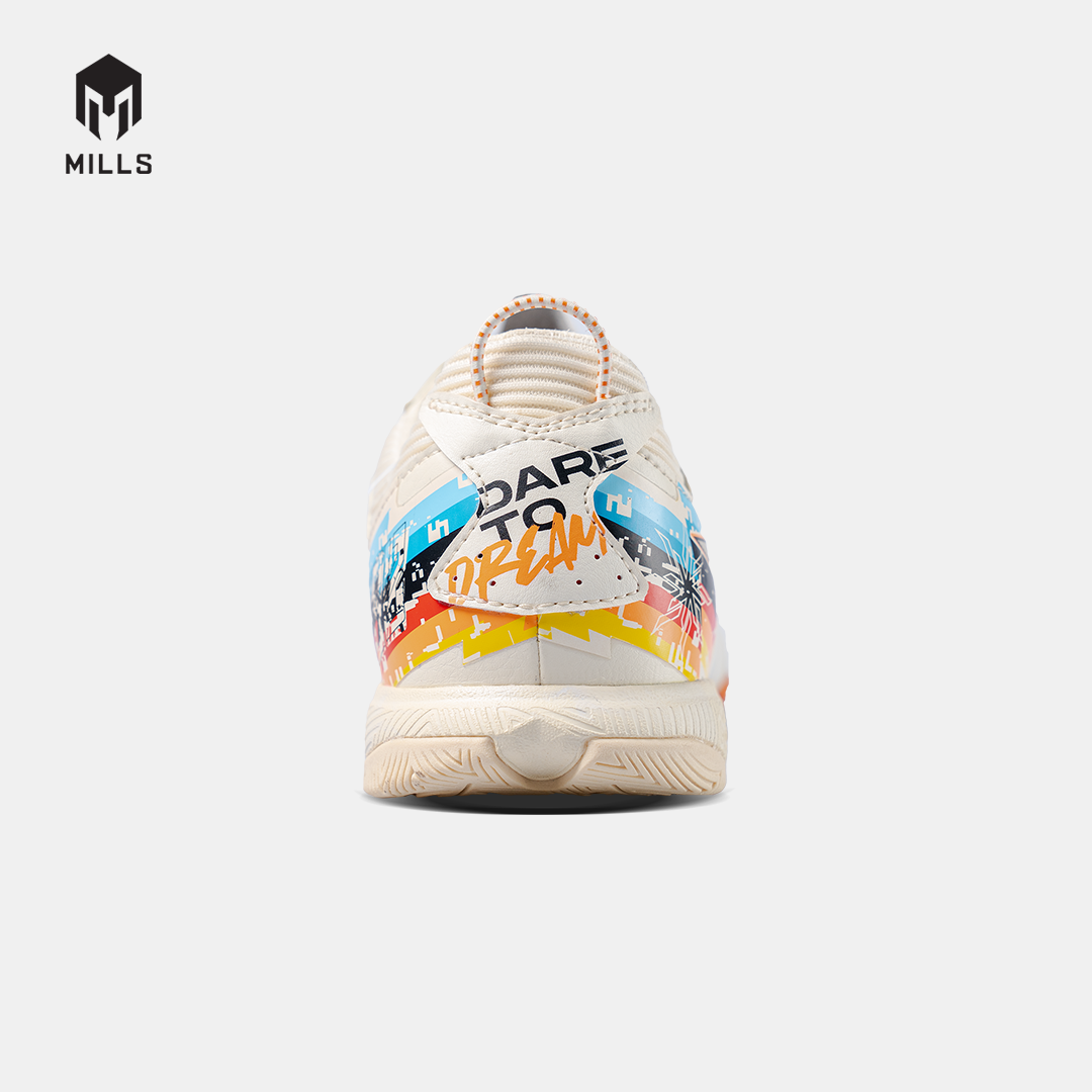 MILLS SEPATU FUTSAL VOLTASALA PRO APEX BBS ELITE PACK WINTER.WHITE/ORANGE/BLUE/BLACK 9501706