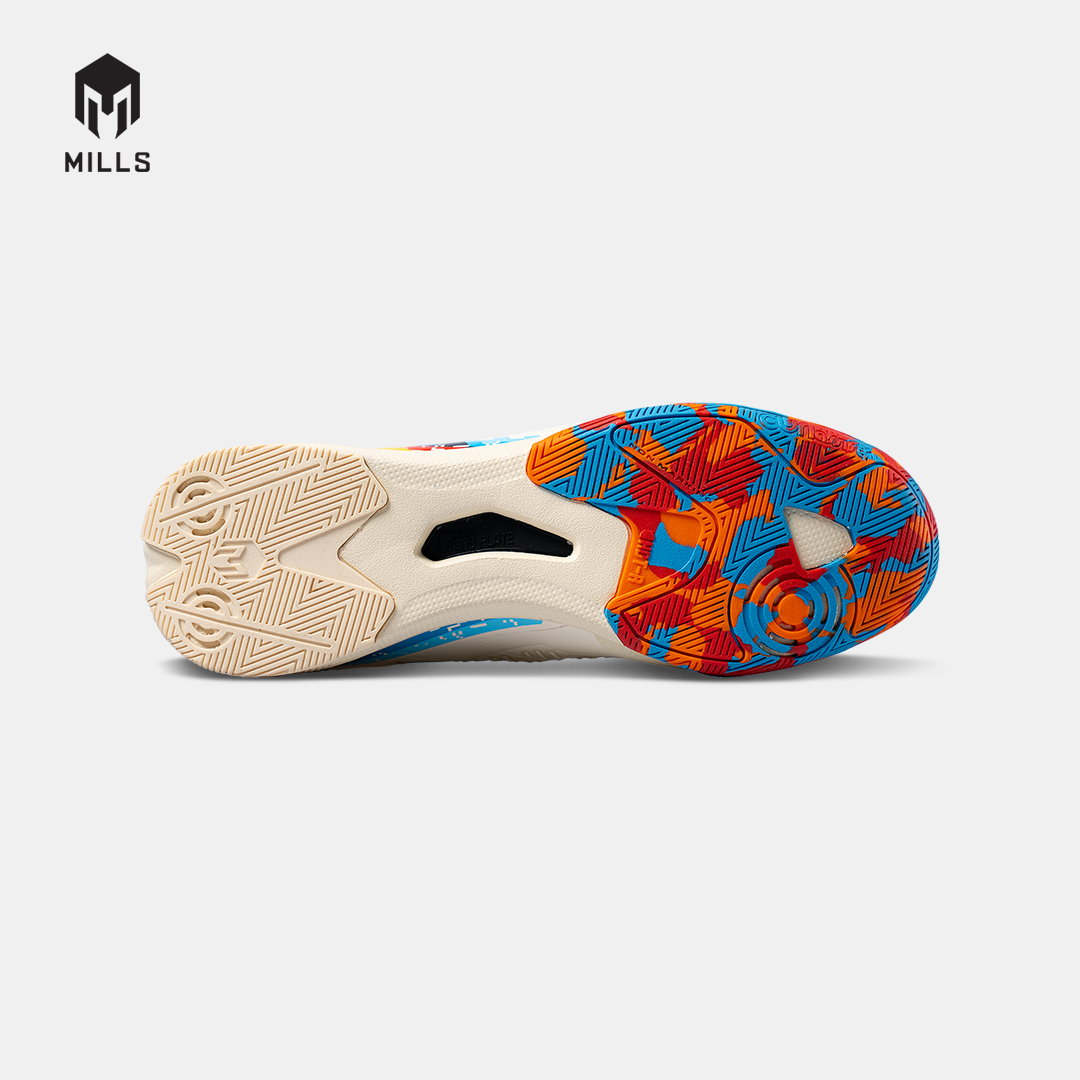 MILLS SEPATU FUTSAL VOLTASALA PRO APEX BBS ELITE PACK WINTER.WHITE/ORANGE/BLUE/BLACK 9501706