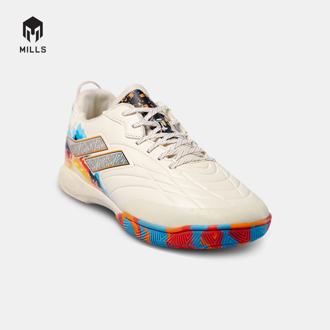 MILLS SEPATU FUTSAL VOLTASALA PRO APEX BBS ELITE PACK WINTER.WHITE/ORANGE/BLUE/BLACK 9501706