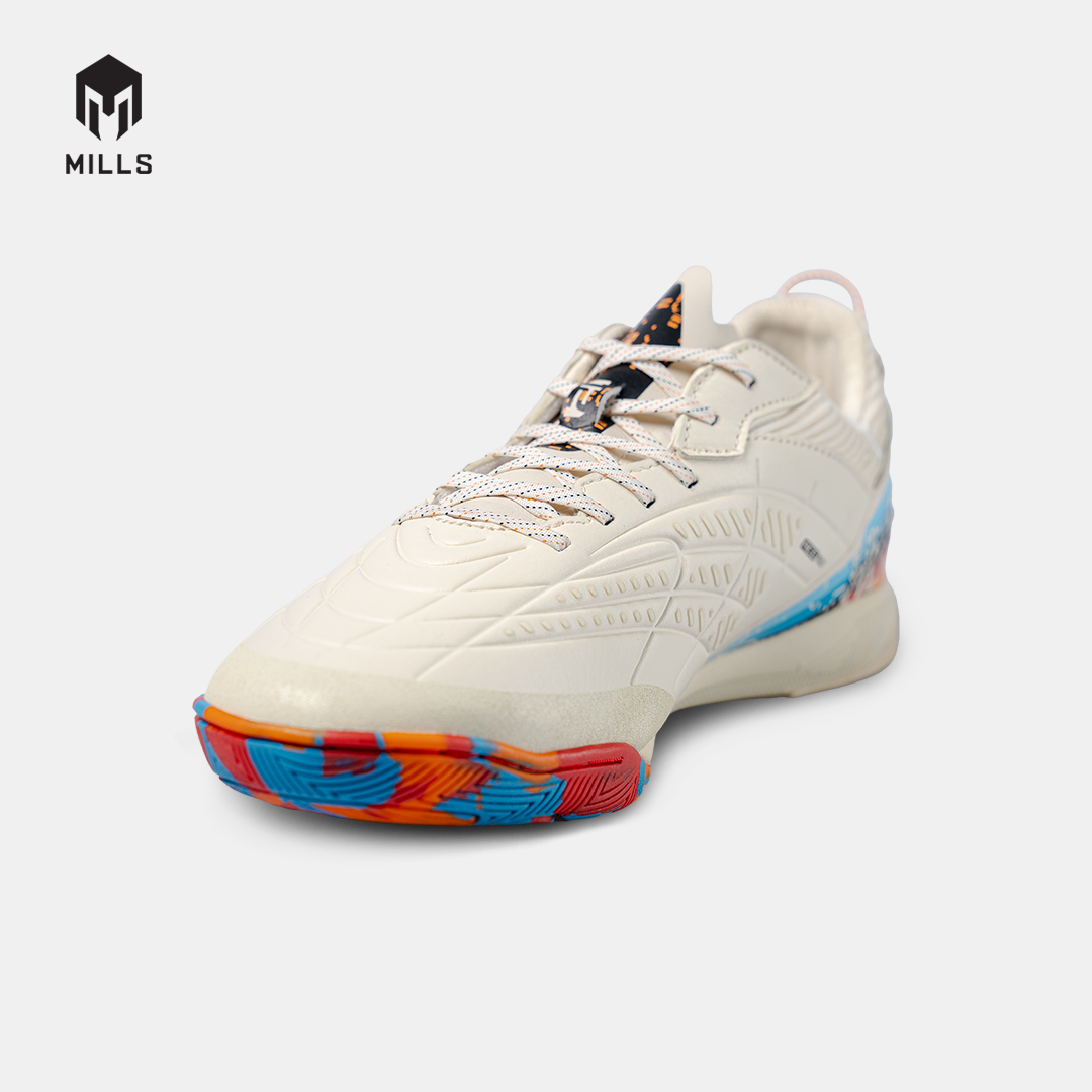 MILLS SEPATU FUTSAL VOLTASALA PRO APEX BBS ELITE PACK WINTER.WHITE/ORANGE/BLUE/BLACK 9501706