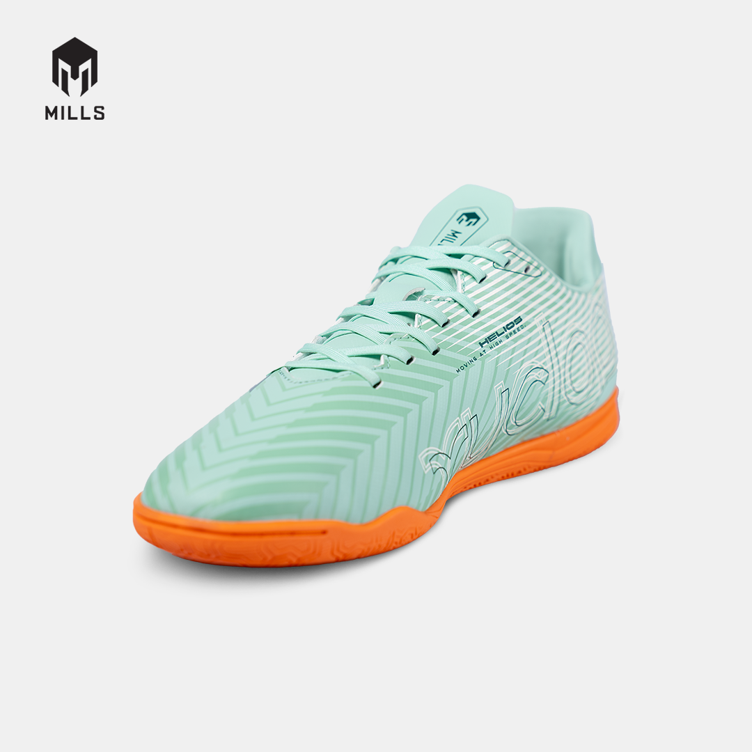 MILLS Sepatu Futsal Xyclops Helios Match In Soft Green / Orange 9405703