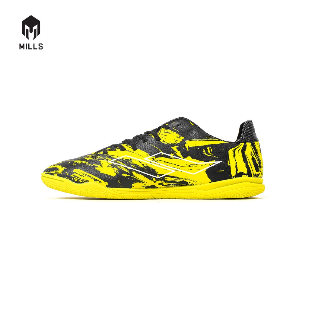 MILLS Sepatu Futsal Troya+ IN Black / Neon 9400107