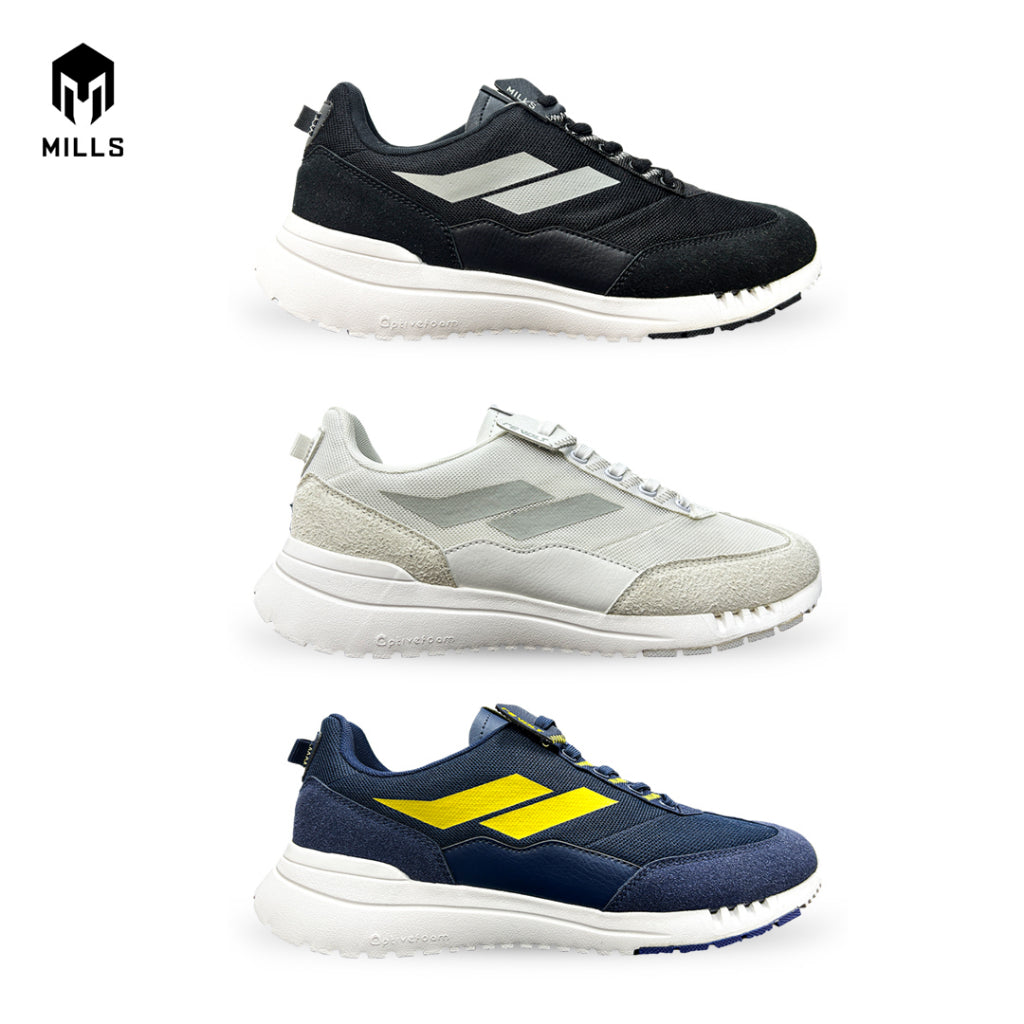 MILLS Sepatu Revolt Raze Black / White / Grey 9700701