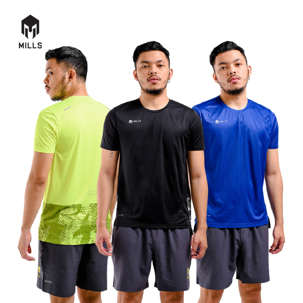 MILLS Baju Olahraga Running Saka Running Tee Men 2007