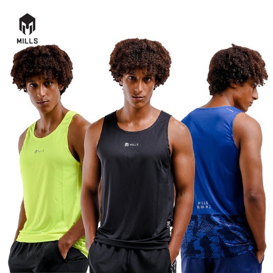 MILLS Singlet Running Saka Running Tank Sleeveless 4007