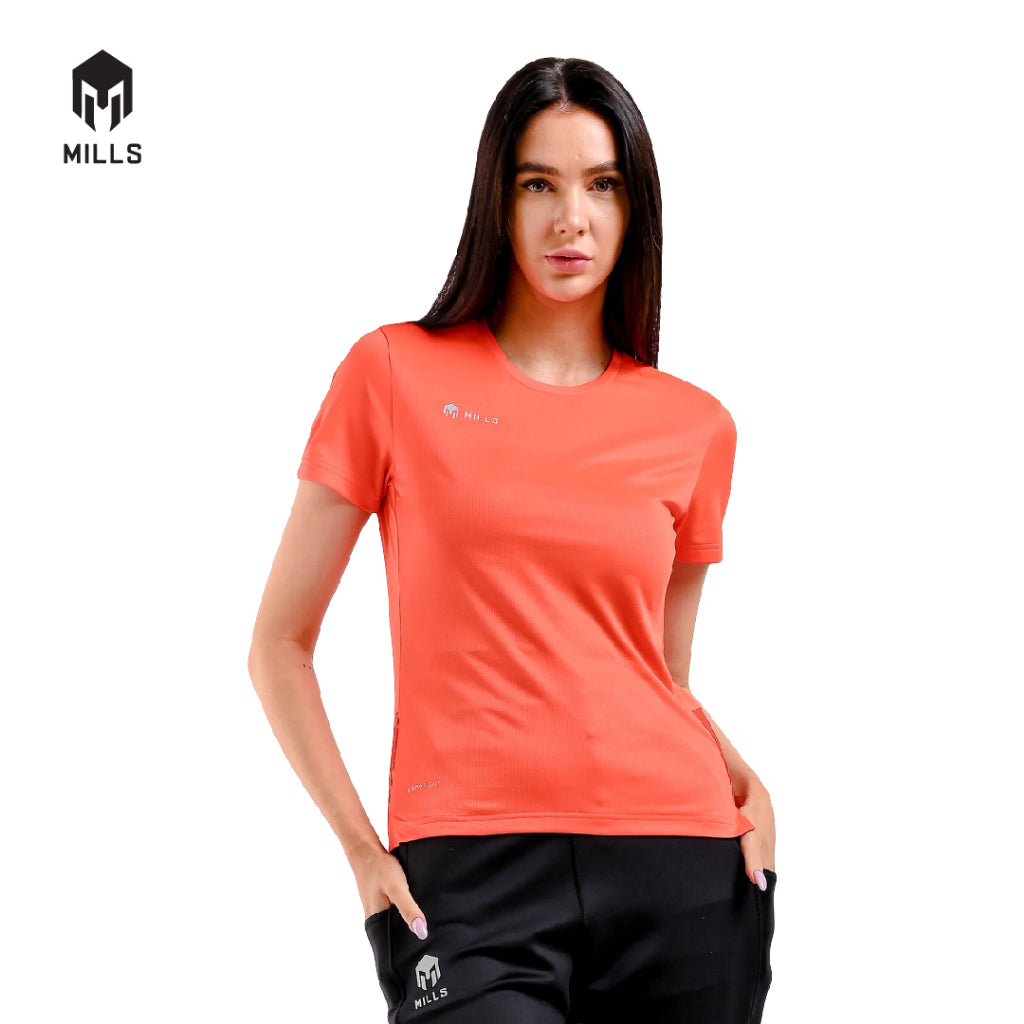 MILLS Baju Olahraga Running Saka Running Tee Women 5007