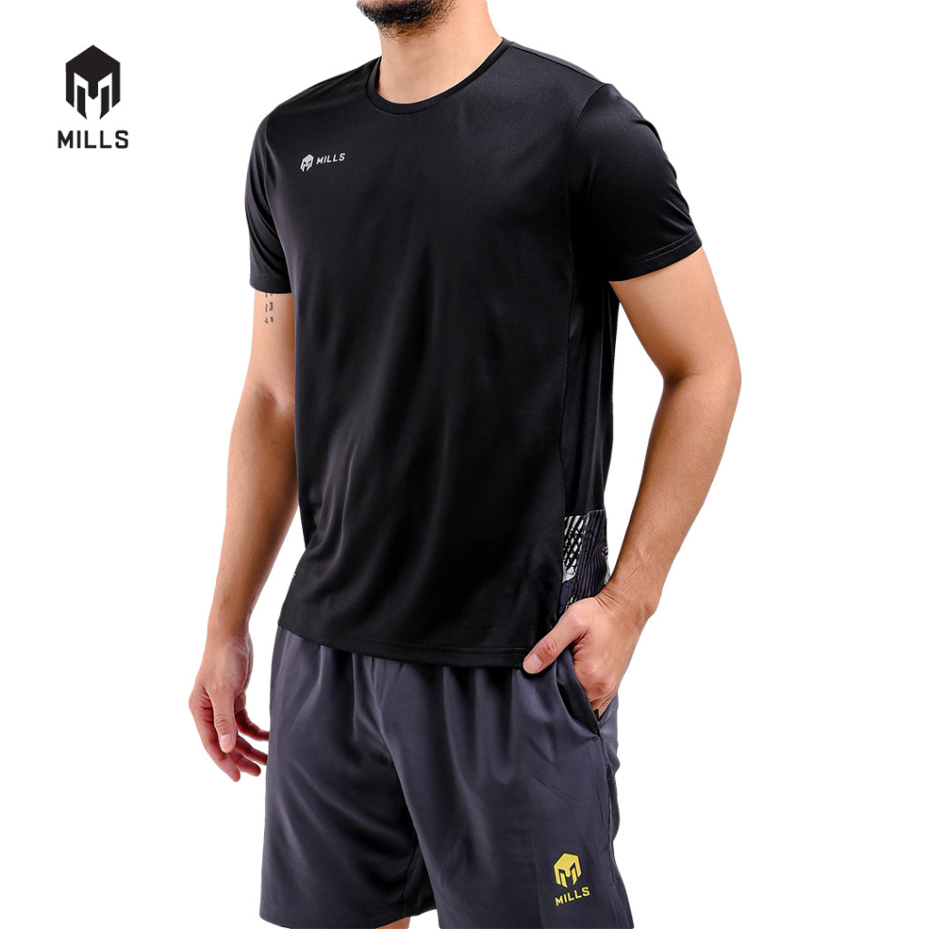 MILLS Baju Olahraga Running Saka Running Tee Men 2007