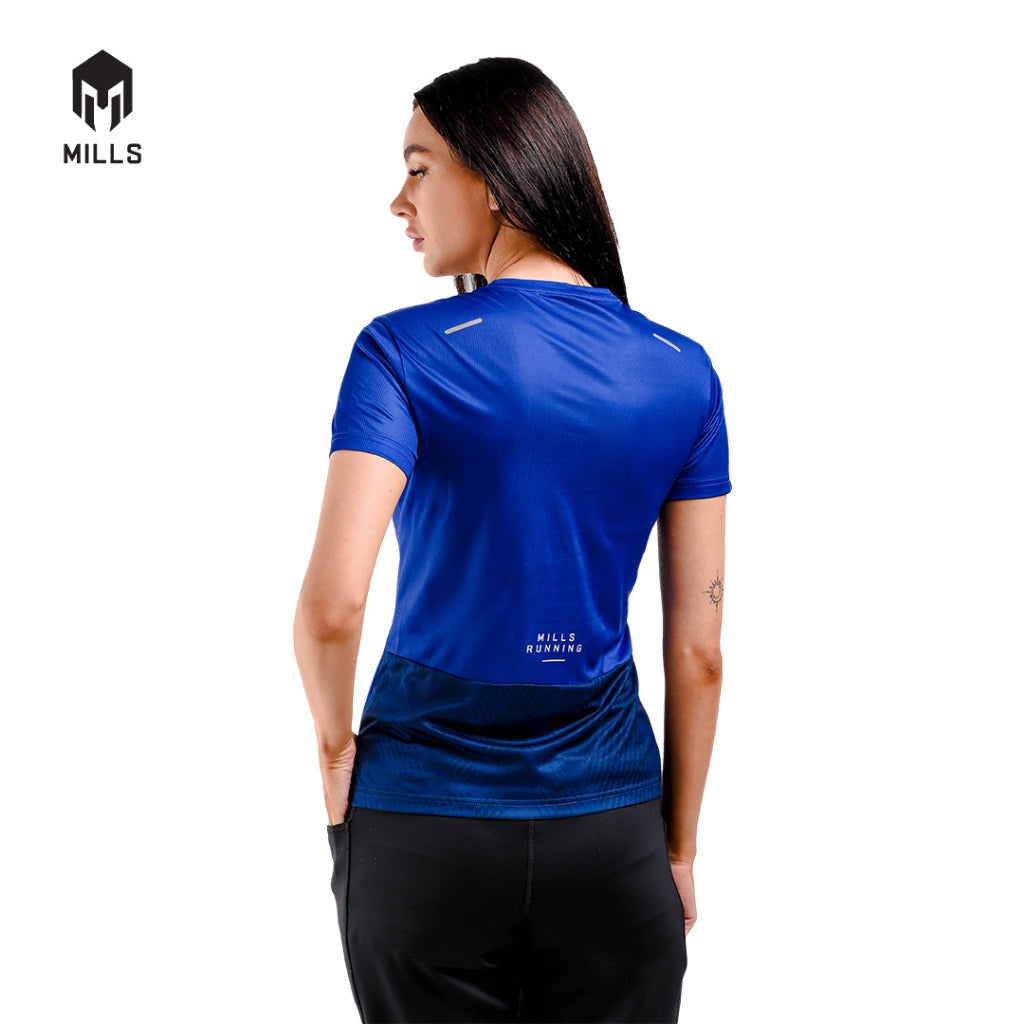 MILLS Baju Olahraga Running Saka Running Tee Women 5007