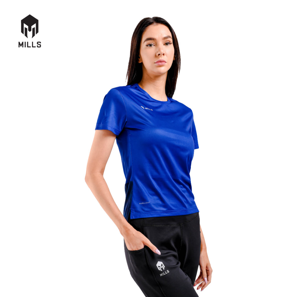 MILLS Baju Olahraga Running Saka Running Tee Women 5007