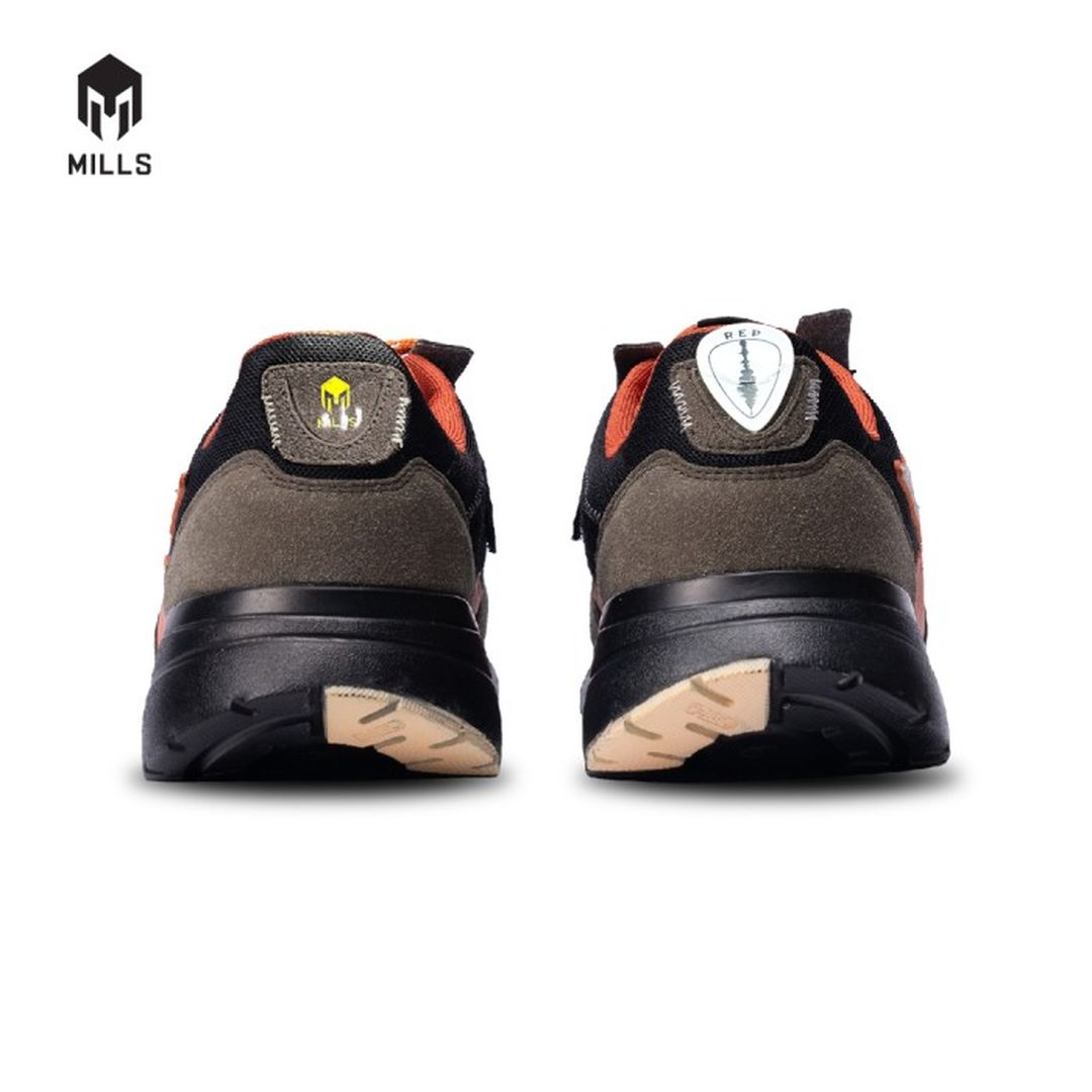 MILLS Sepatu Revolt Raze REP Black / Green / Orange 9701501