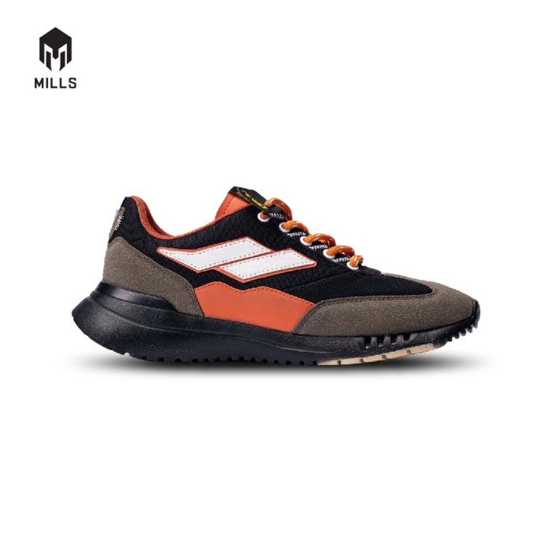 MILLS Sepatu Revolt Raze REP Black / Green / Orange 9701501