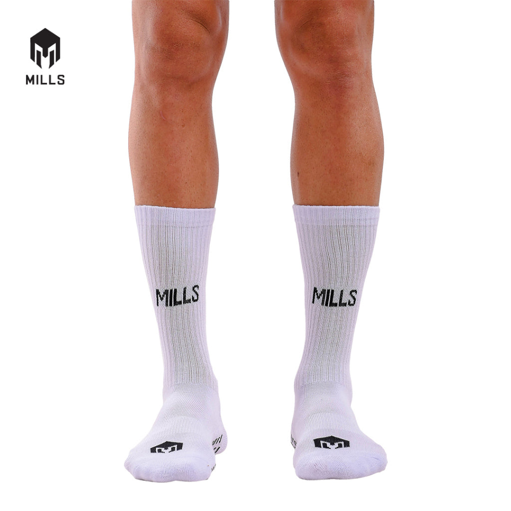 MILLS Kaos Kaki Olahraga Sport Quarter Anti Slip Socks A1 2010