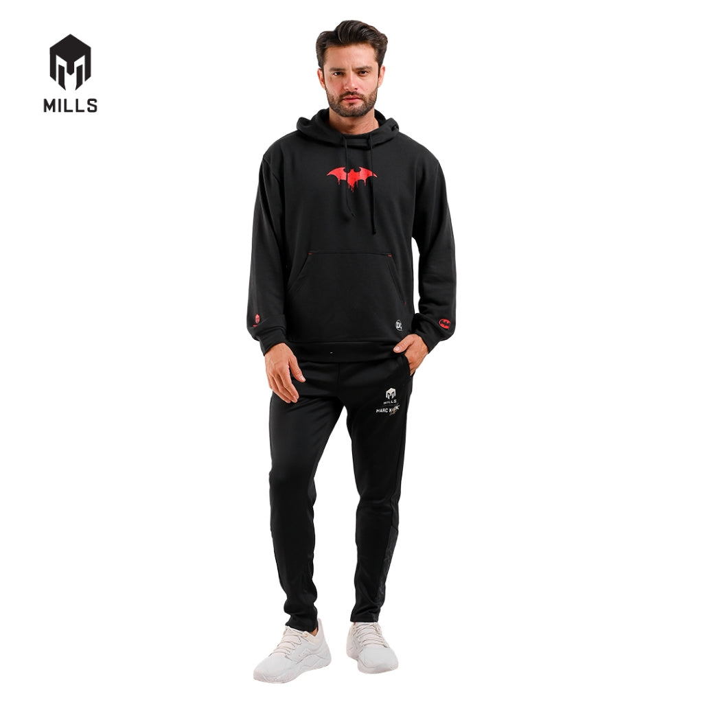 MILLS Batman Jaket Olahraga Hoodie Jacket Black 31009DC