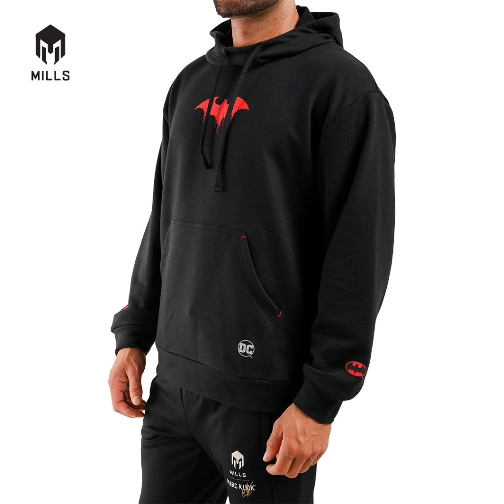 MILLS Batman Jaket Olahraga Hoodie Jacket Black 31009DC